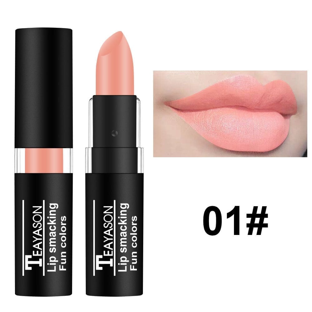 1Pcs Long Lasting Pigment Waterproof Velvet Matte Luxury Lipstick