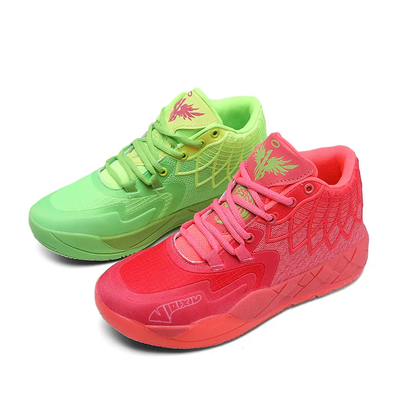 Professional Men's Basketball Fashion Trend Shoes Basketball Sneakers Anti-skid High-top Couple Breathable Basketball Boot ShopOnlyDeal