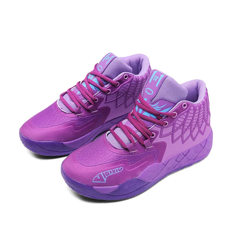 Professional Men's Basketball Fashion Trend Shoes Basketball Sneakers Anti-skid High-top Couple Breathable Basketball Boot ShopOnlyDeal