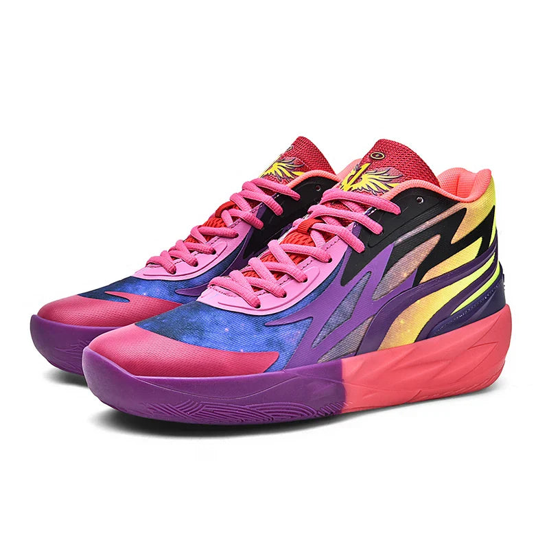 Professional Men's Basketball Fashion Trend Shoes Basketball Sneakers Anti-skid High-top Couple Breathable Basketball Boot ShopOnlyDeal