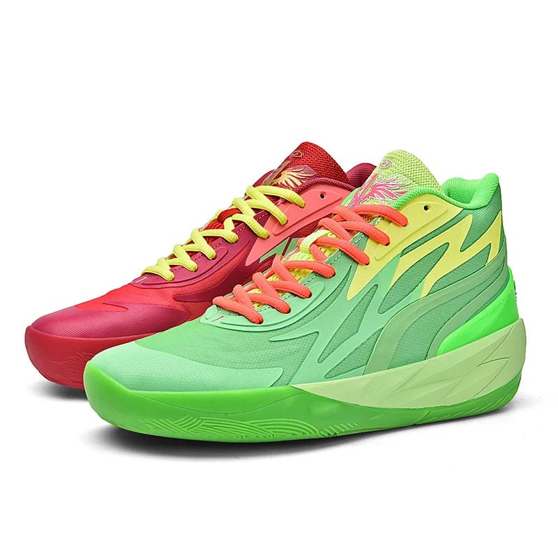 Professional Men's Basketball Fashion Trend Shoes Basketball Sneakers Anti-skid High-top Couple Breathable Basketball Boot ShopOnlyDeal