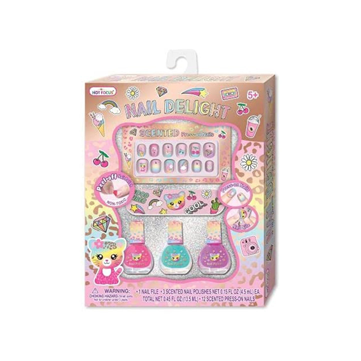 Hot Focus Nail Delight Leopard Set