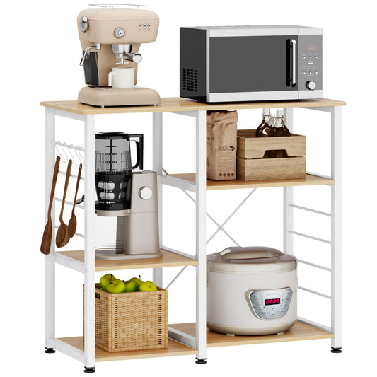 Kitchen Standing Baker's Rack, Utility Microwave Oven Stand, Multi-Layers Kitchen