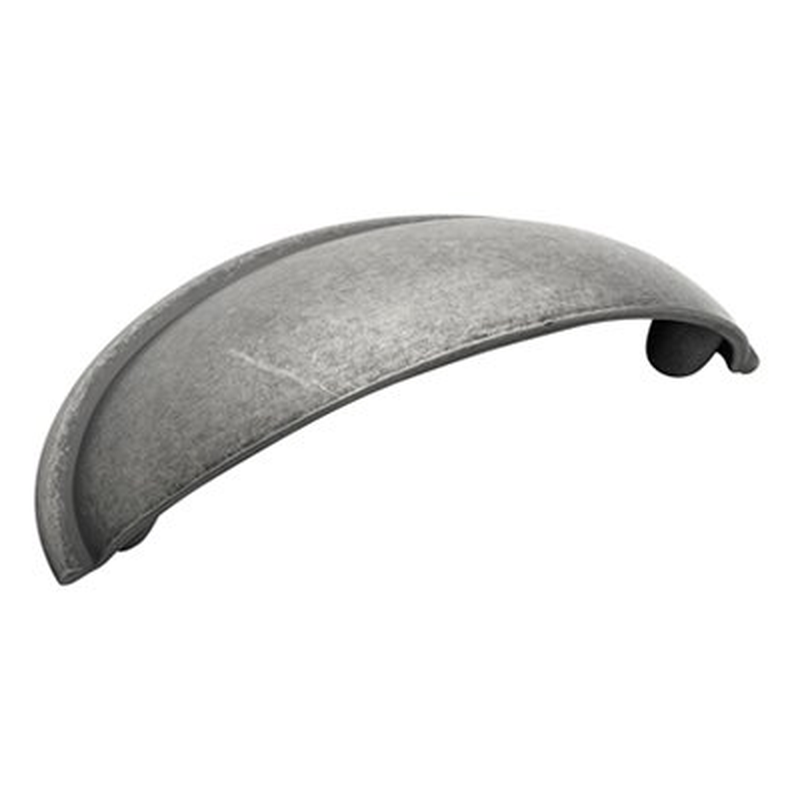 Amerock Cup Pulls 2-1/2 in (64 Mm) Center-To-Center Polished Brass Cabinet Cup Pull Furniture > Cabinets & Storage > Ironing Centers Amerock Weathered Nickel 1