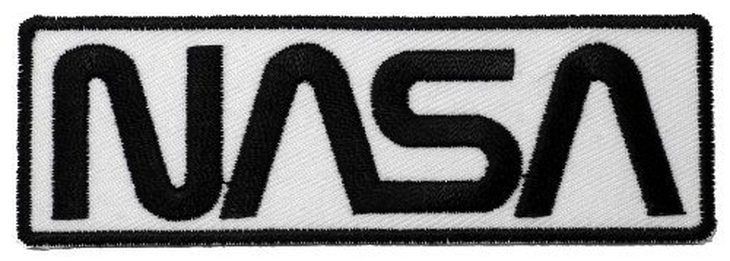 Nasa Space Center Uniform 1.2" X 3.8" Logo Sew Ironed on Badge Embroidery Applique Patch