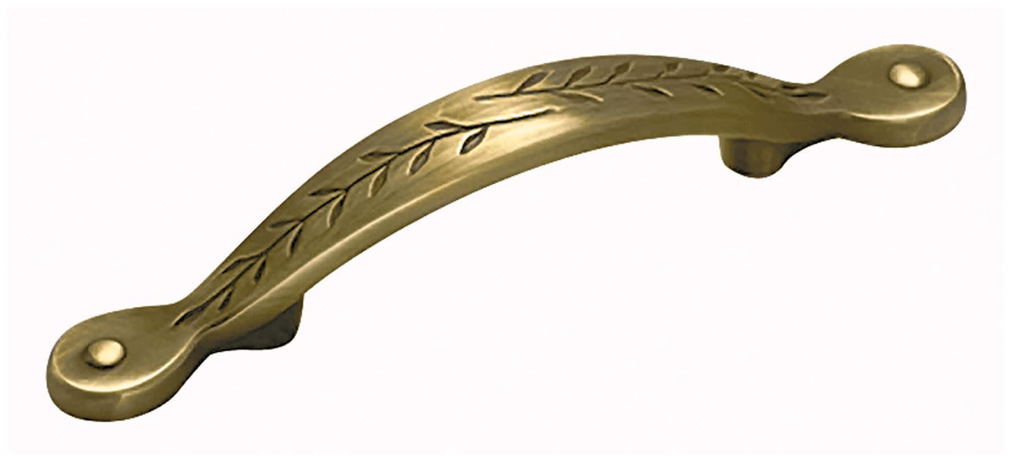 Amerock Nature'S Splendor 3 in (76 Mm) Center-To-Center Wrought Iron Dark Cabinet Pull Furniture > Cabinets & Storage > Ironing Centers Amerock Elegant Brass 1