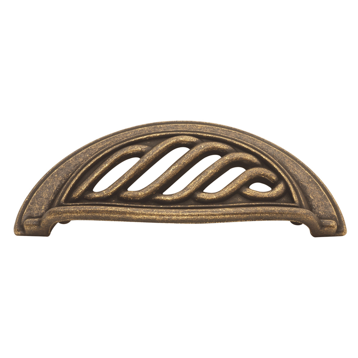 Hickory Hardware Pa1322 Charleston Blacksmith 3" Center to Center Cup Cabinet Pull - Iron Furniture > Cabinets & Storage > Ironing Centers Hickory Hardware Windover Antique