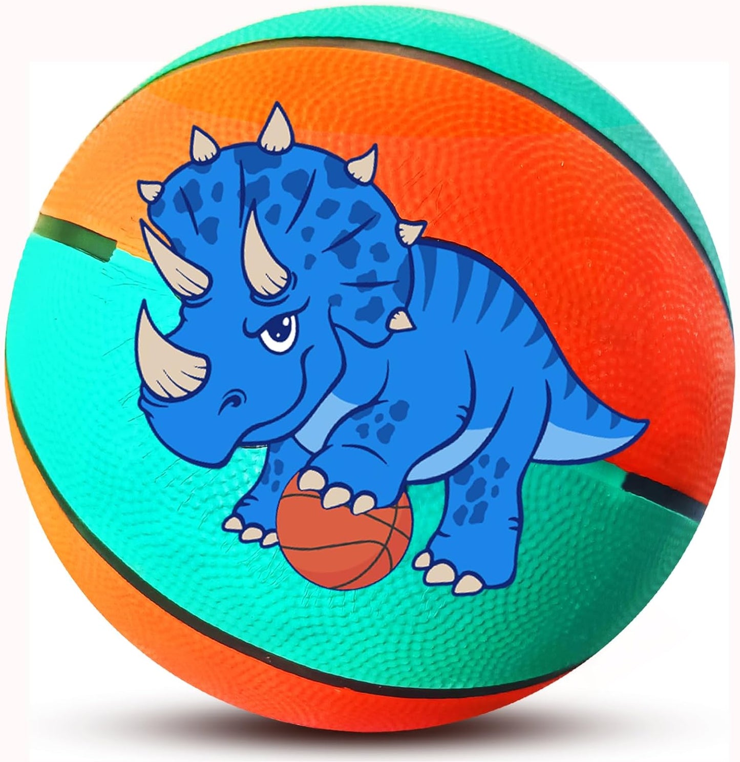 Kids Basketball Size 3 (22"), Size 3 Basketball for Kids Toddlers Boys Girls, Dinosaur Basketball Indoor Outdoor Sports Ball Toy Gift