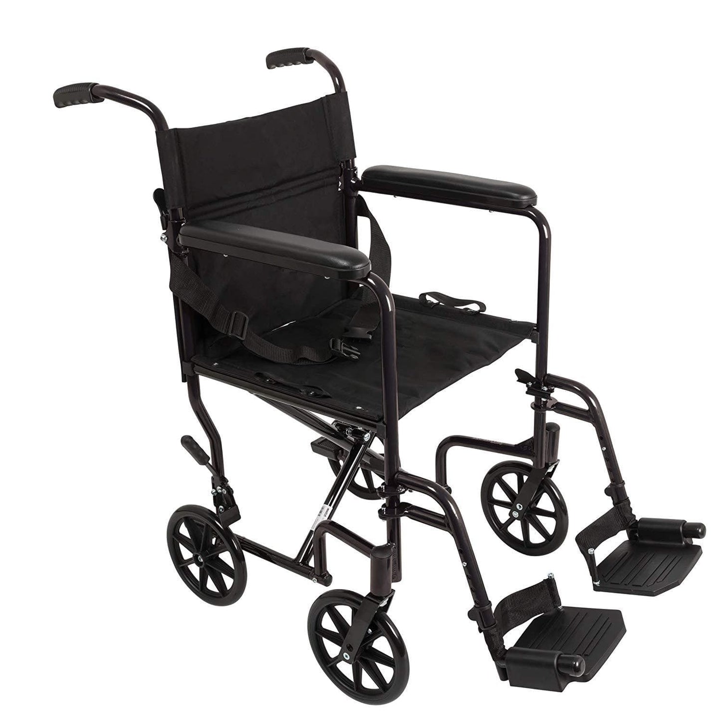 ProBasics Lightweight Folding Transport Wheelchair - 19” Seat - Senior.com Transport Chairs