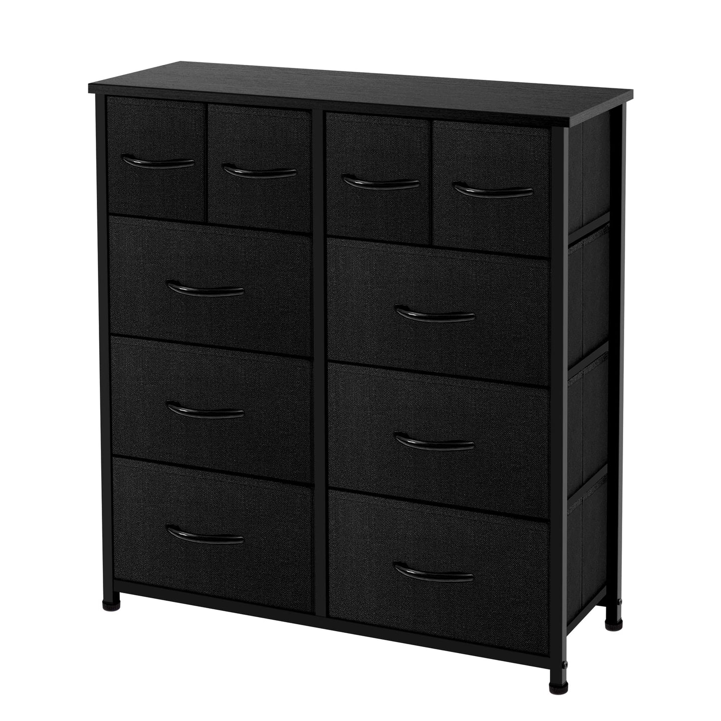 Wide Fabric Storage and Organization, Bedroom Dresser, Chest of Drawers for Living Room