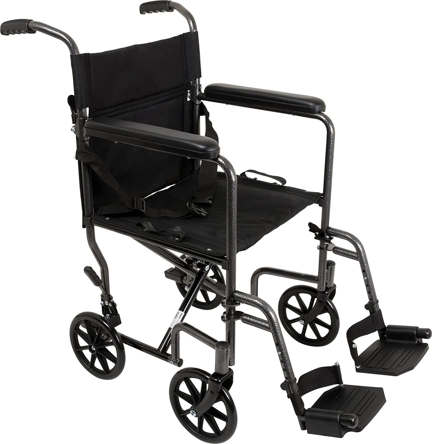 ProBasics Transport Chair Portable Wheelchair - 19-inch Seat