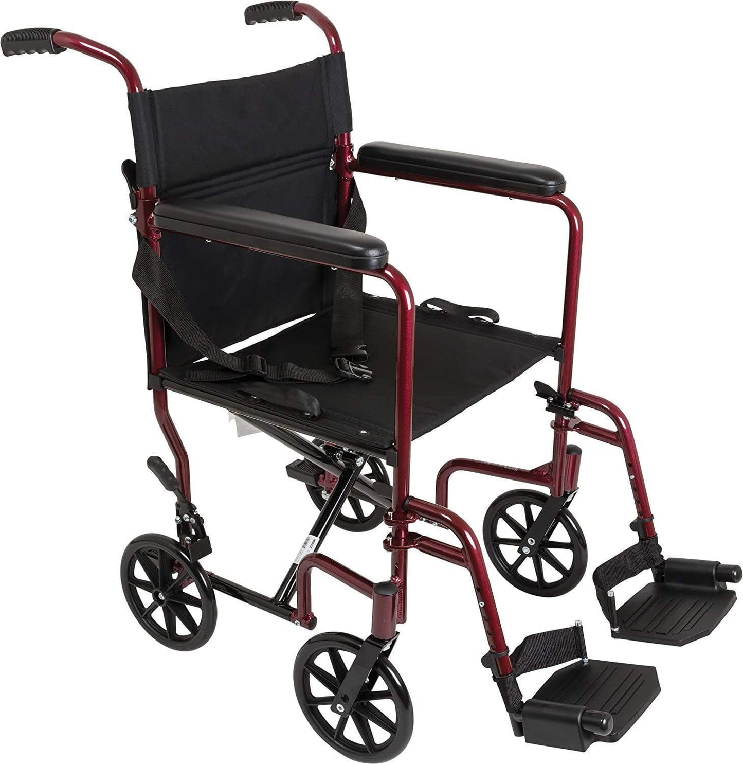 ProBasics Lightweight Folding Transport Wheelchair - 19” Seat - Senior.com Transport Chairs