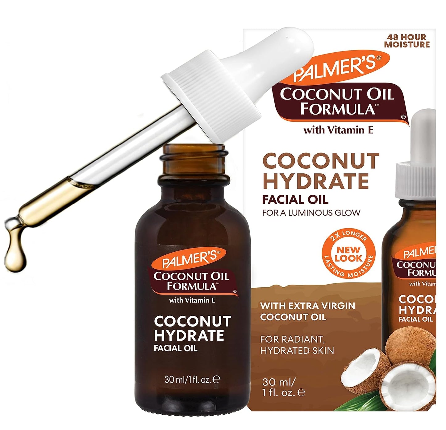 PalmerÕs Coconut Oil Formula Coconut Monoi Luminous Hydration Facial Oil, 1 Ounce