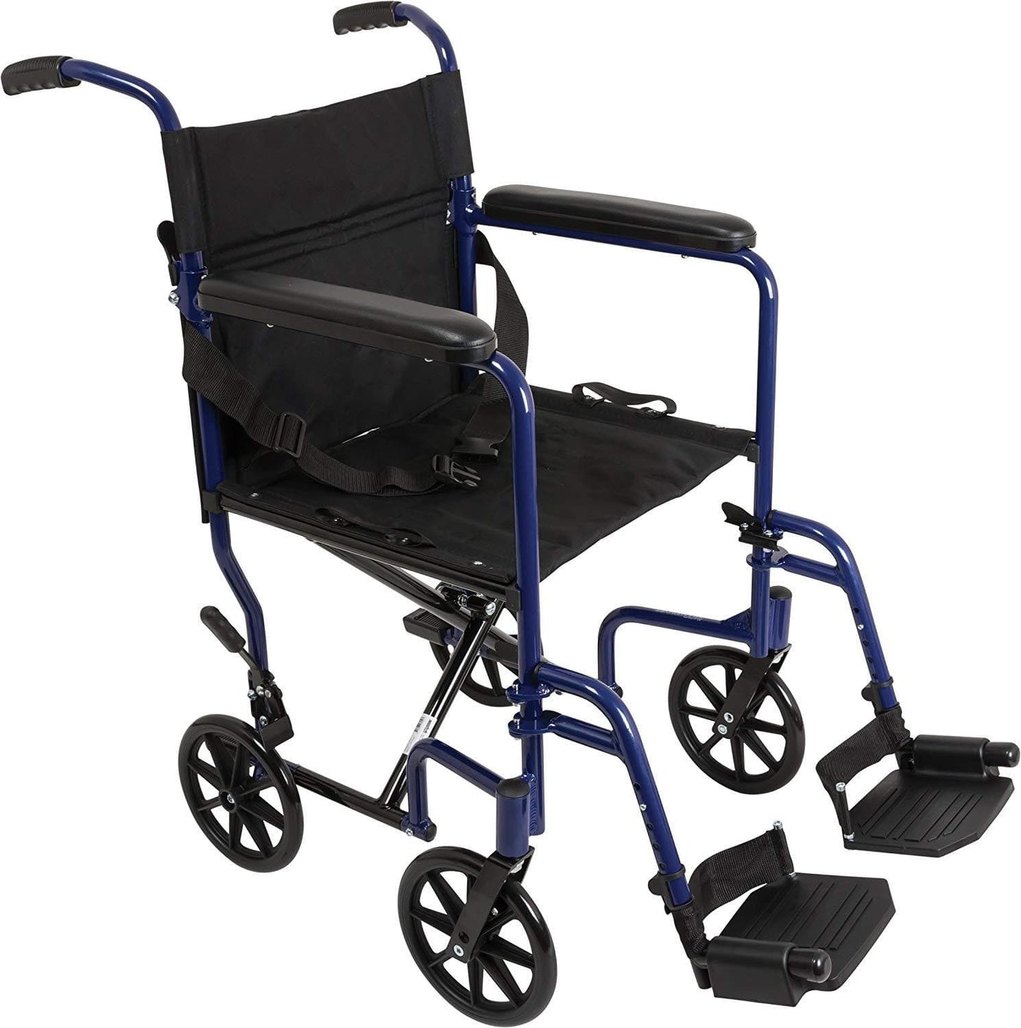ProBasics Lightweight Folding Transport Wheelchair - 19” Seat - Senior.com Transport Chairs