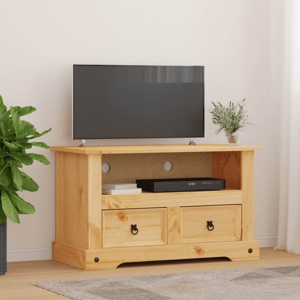 Tv Stand Mexican Pine Corona Range 35.8"X6.9"X22"