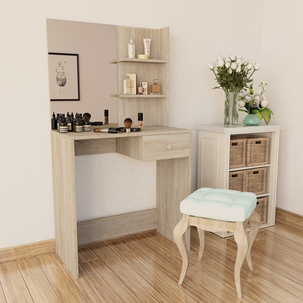 Dressing Table Engineered Wood 29.5"X5.7"X55.5"