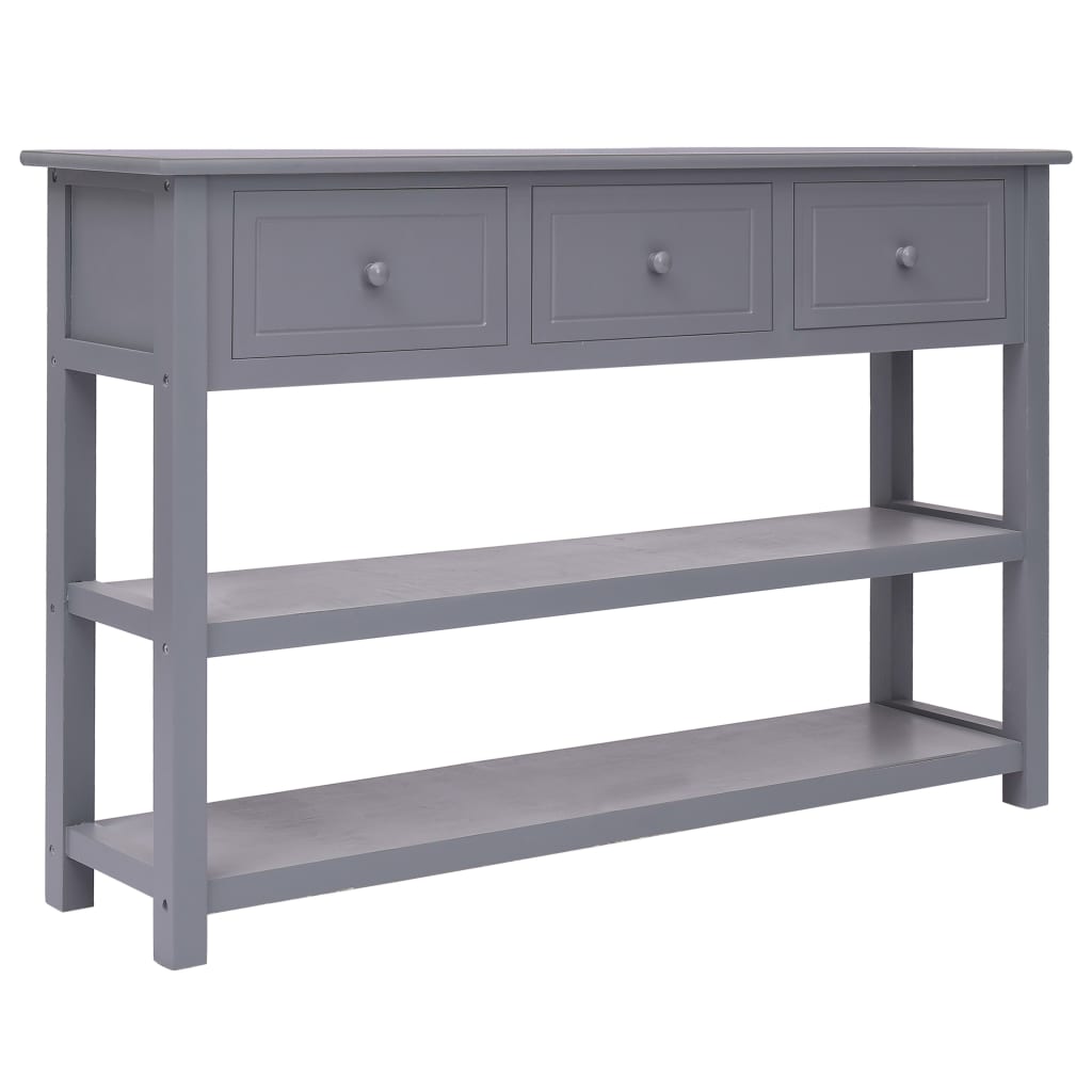 Sideboard Grey 115x30x76 cm Wood