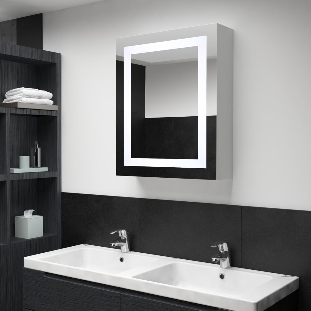 Led Bathroom Mirror Cabinet 19.7"X5.1"X27.6"