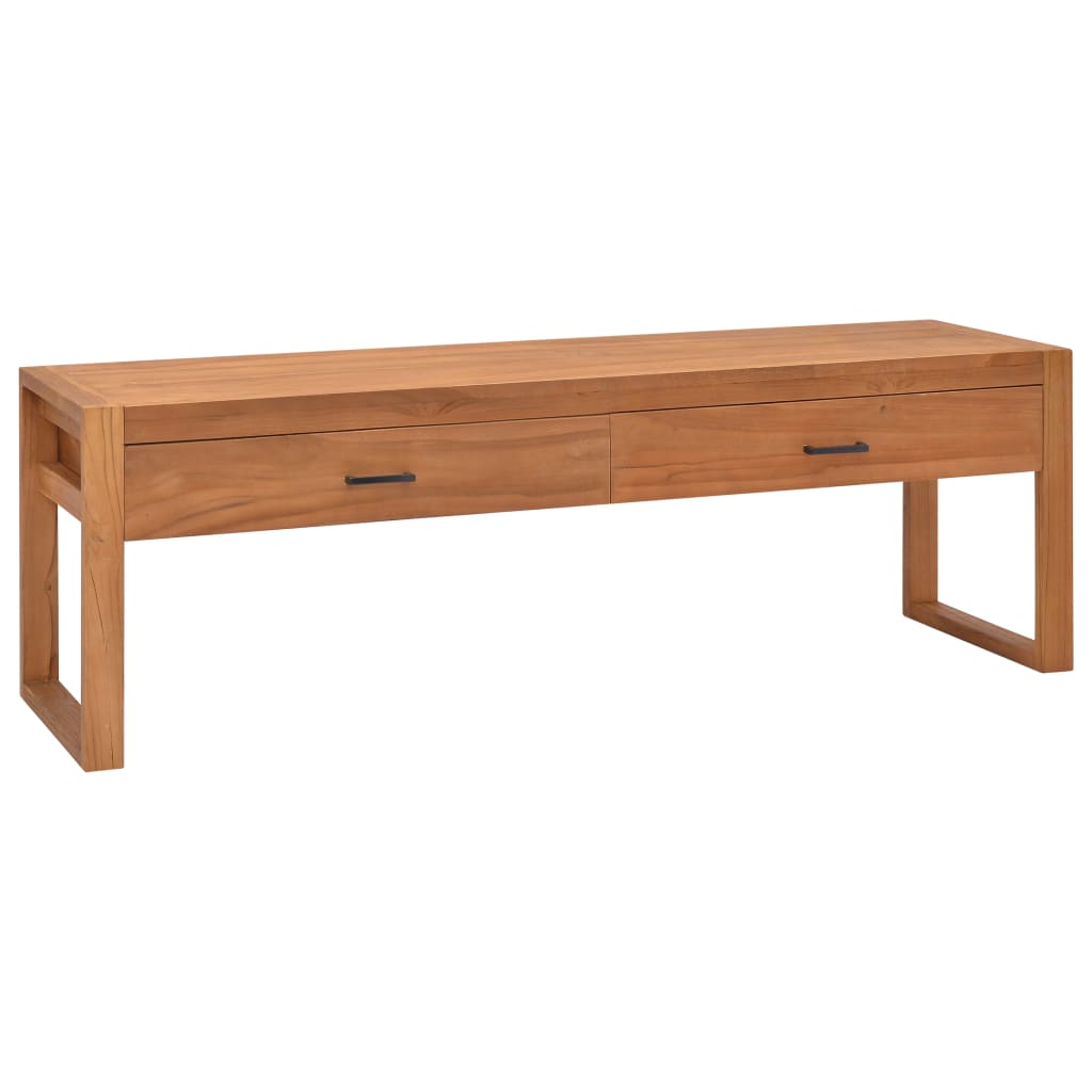 Tv Stand 39.4"X5.7"X7.7" Teak Wood