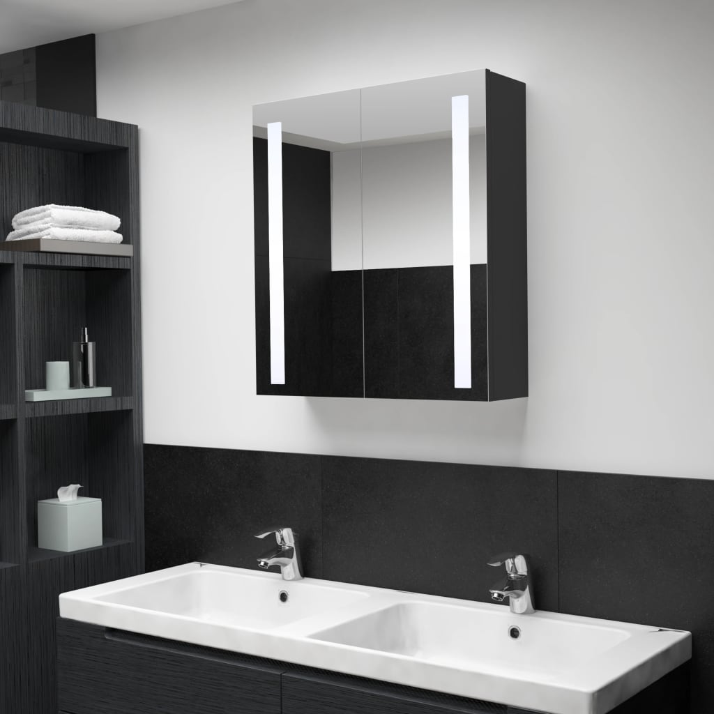 Led Bathroom Mirror Cabinet 24.4"X5.5"X23.6"