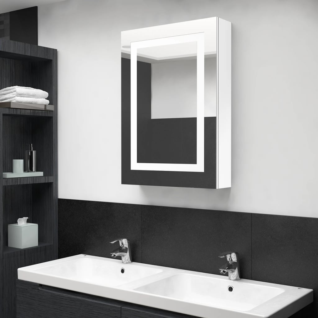 Led Bathroom Mirror Cabinet 9.7"X5."X27.6"