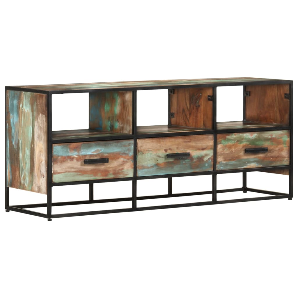 Tv Stand 43.3"X.8"X7.7" Rough Mango Wood