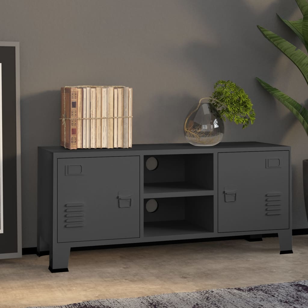 Industrial Tv Stand 4.3"X3.8"X6.5" Metal