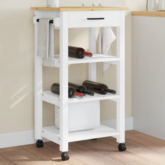 Kitchen Trolley Monza Solid Wood Pine