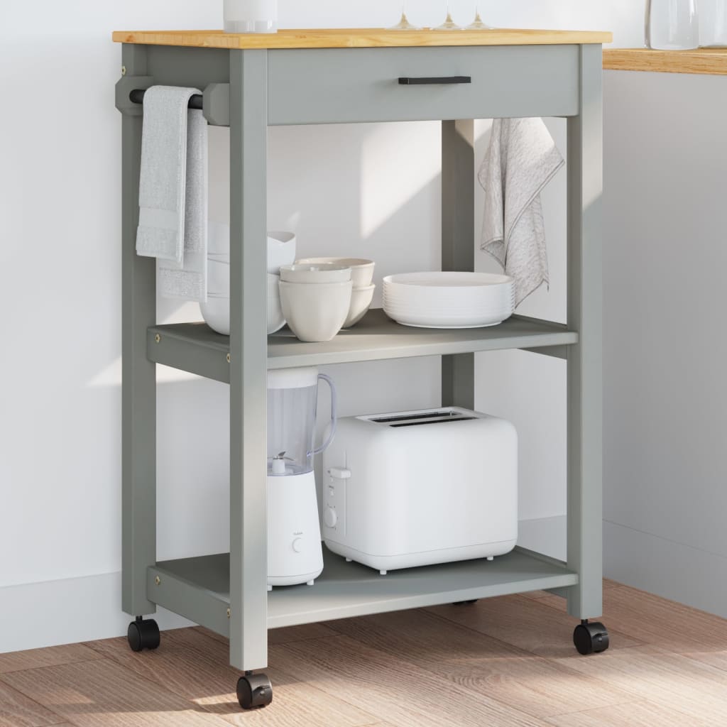Kitchen Trolley Monza Solid Wood Pine