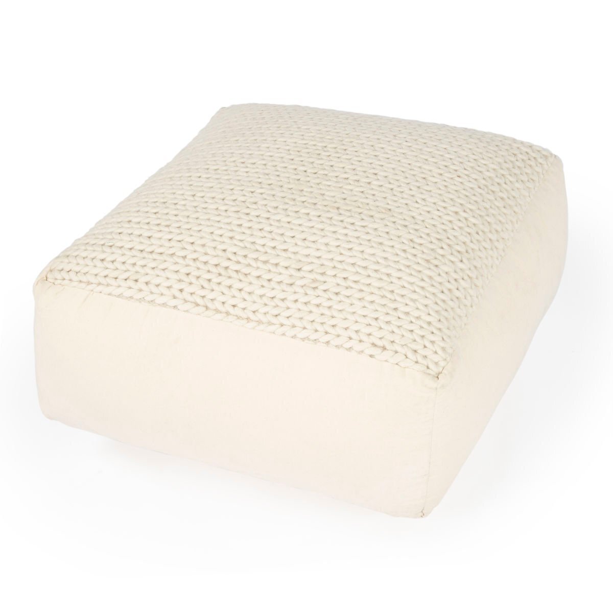 Butler Fernandos Wooven Pouffe