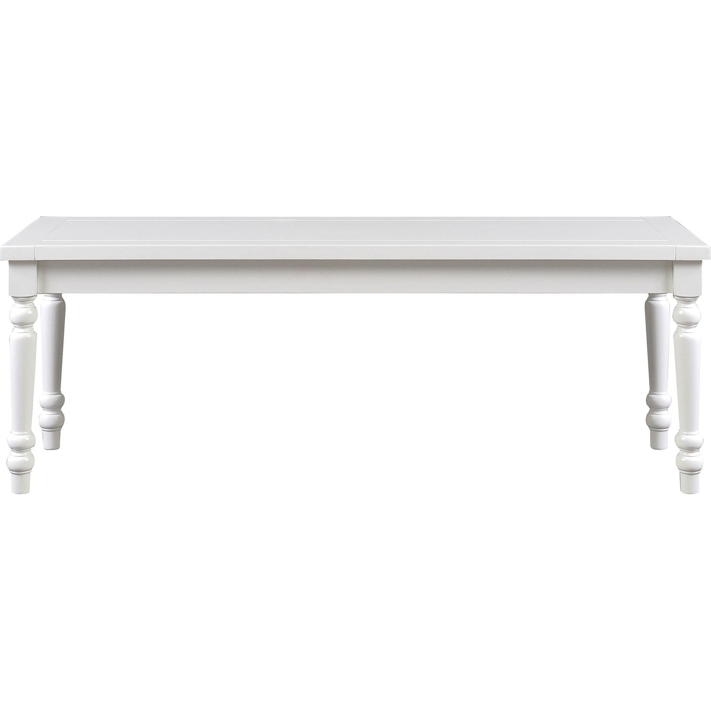 Camden Isle Philippe Dining Bench, White