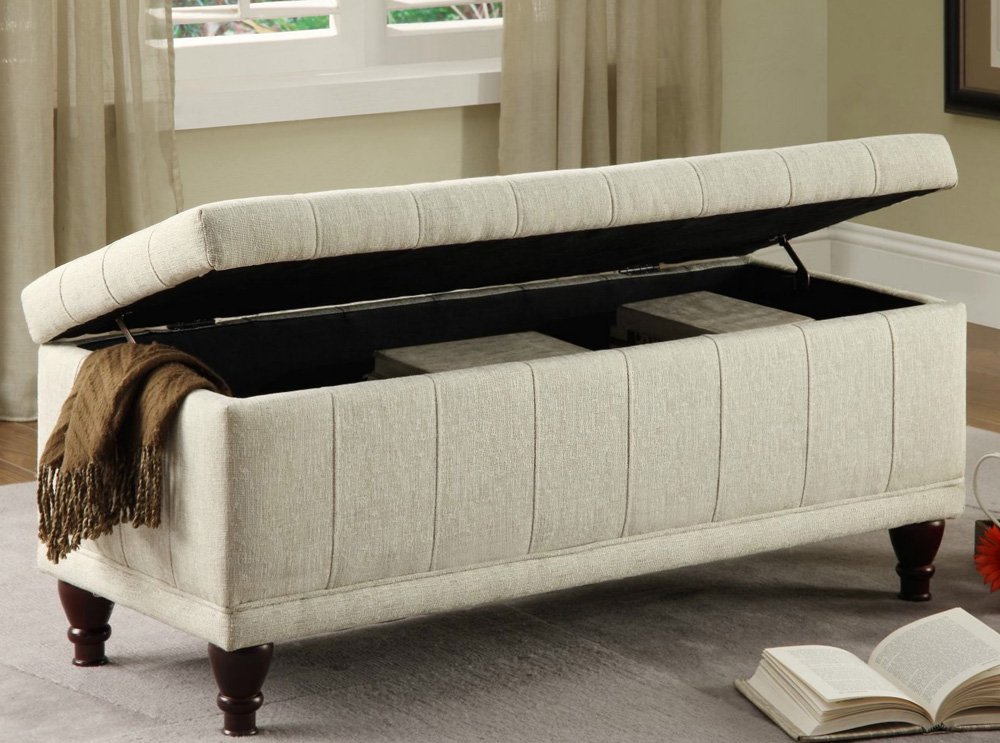 Homelegance Afton Lift Top Storage Bench