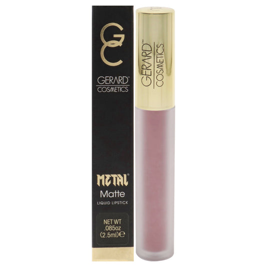 Hydra Metal Matte Liquid Lipstick - SoHo by Gerard Cosmetic for Women - 0.085 oz Lipstick