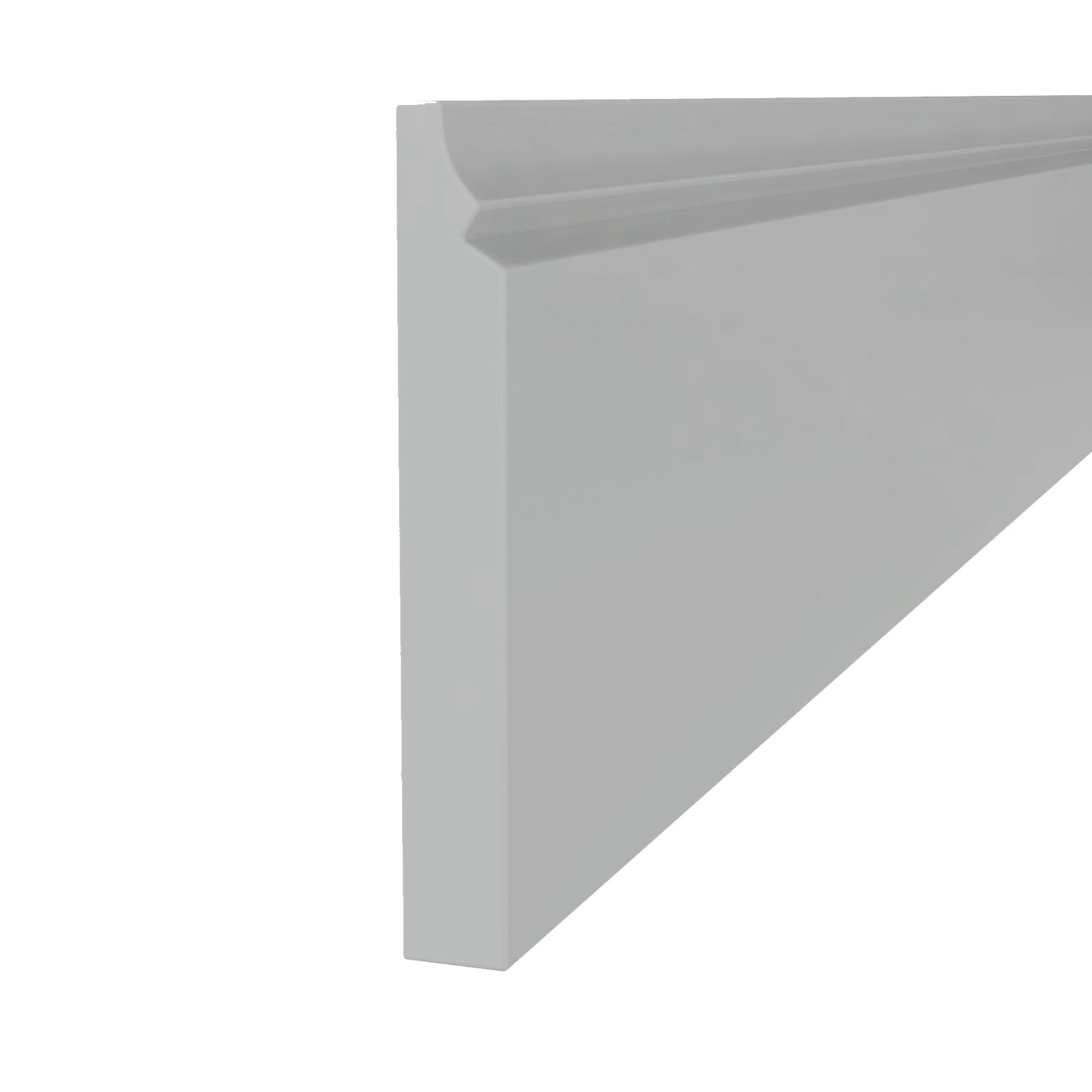 Luxor Misty Grey - Base Molding | 96"W x 4.5"H x 0.75"D