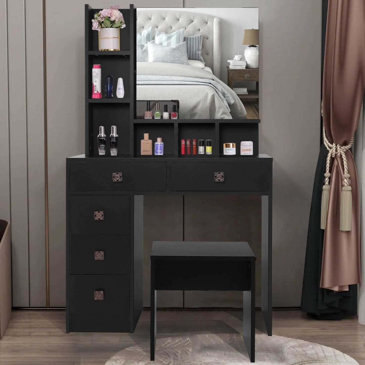 dressing table with storage