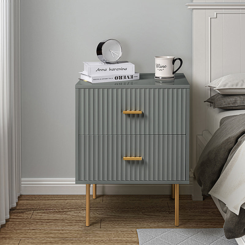 Nahuel Modern Nightstand With Two Drawers