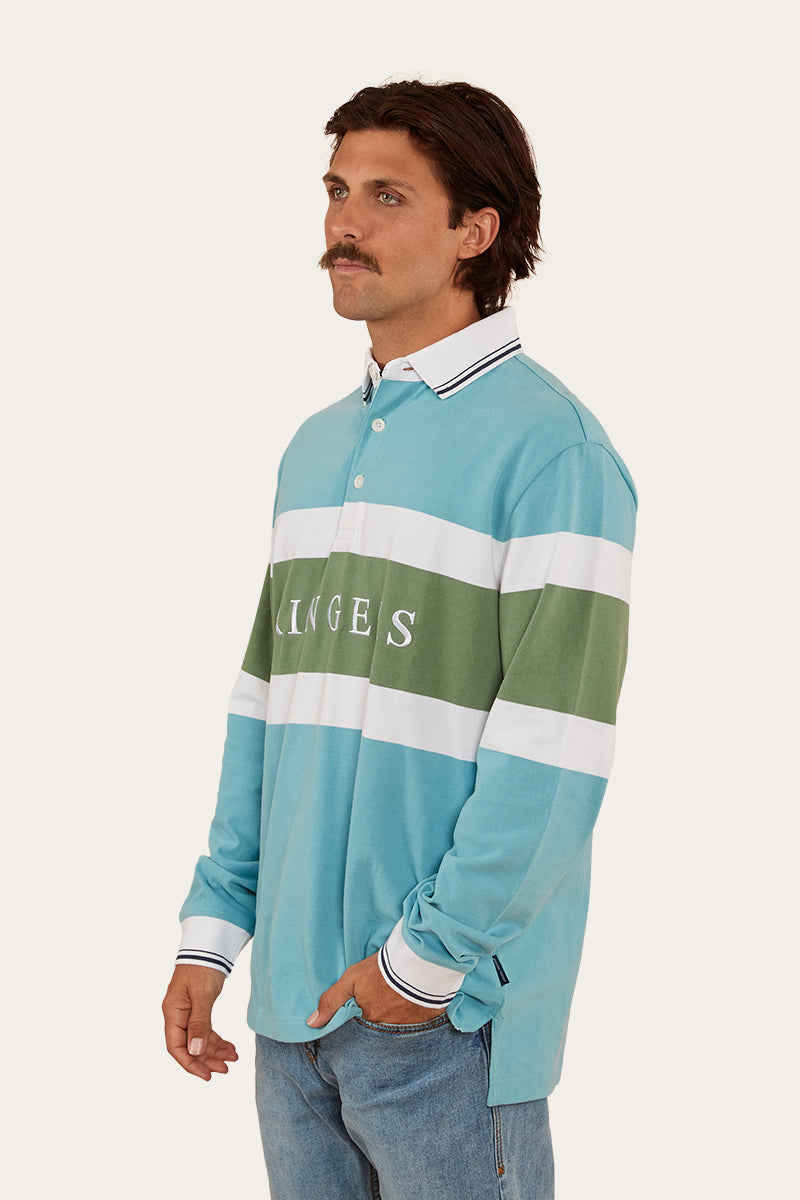 Redding Mens Rugby Jersey - Arctic Blue