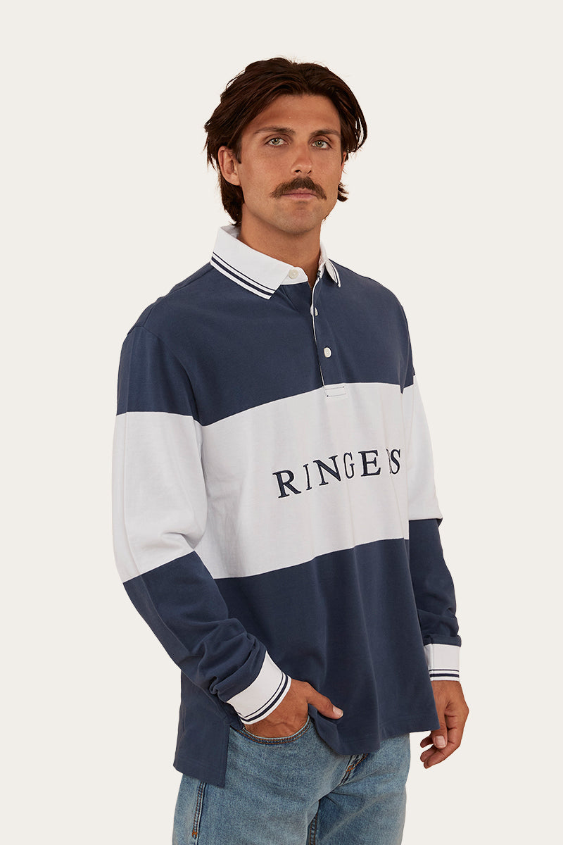 Redding Mens Rugby Jersey - Navy