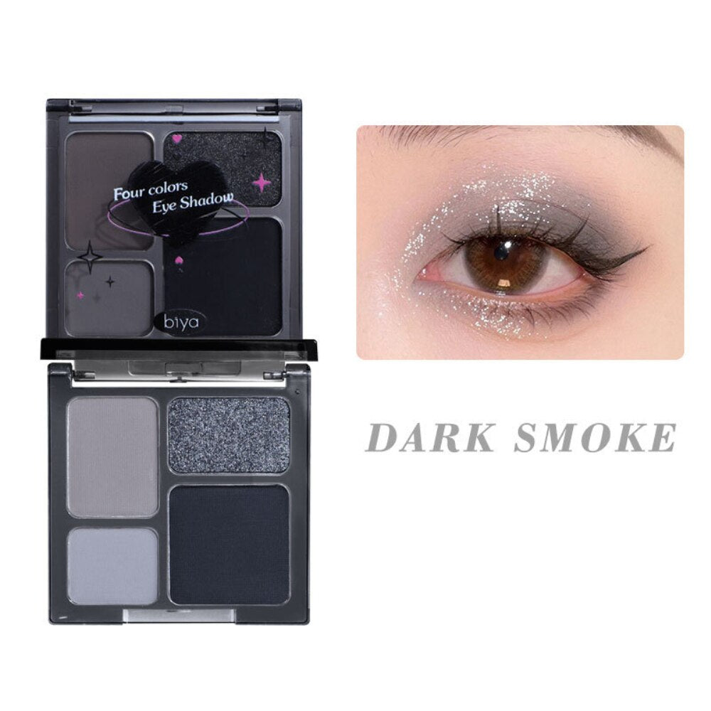 Blue Purple Olive Green Eyeshadow Palette