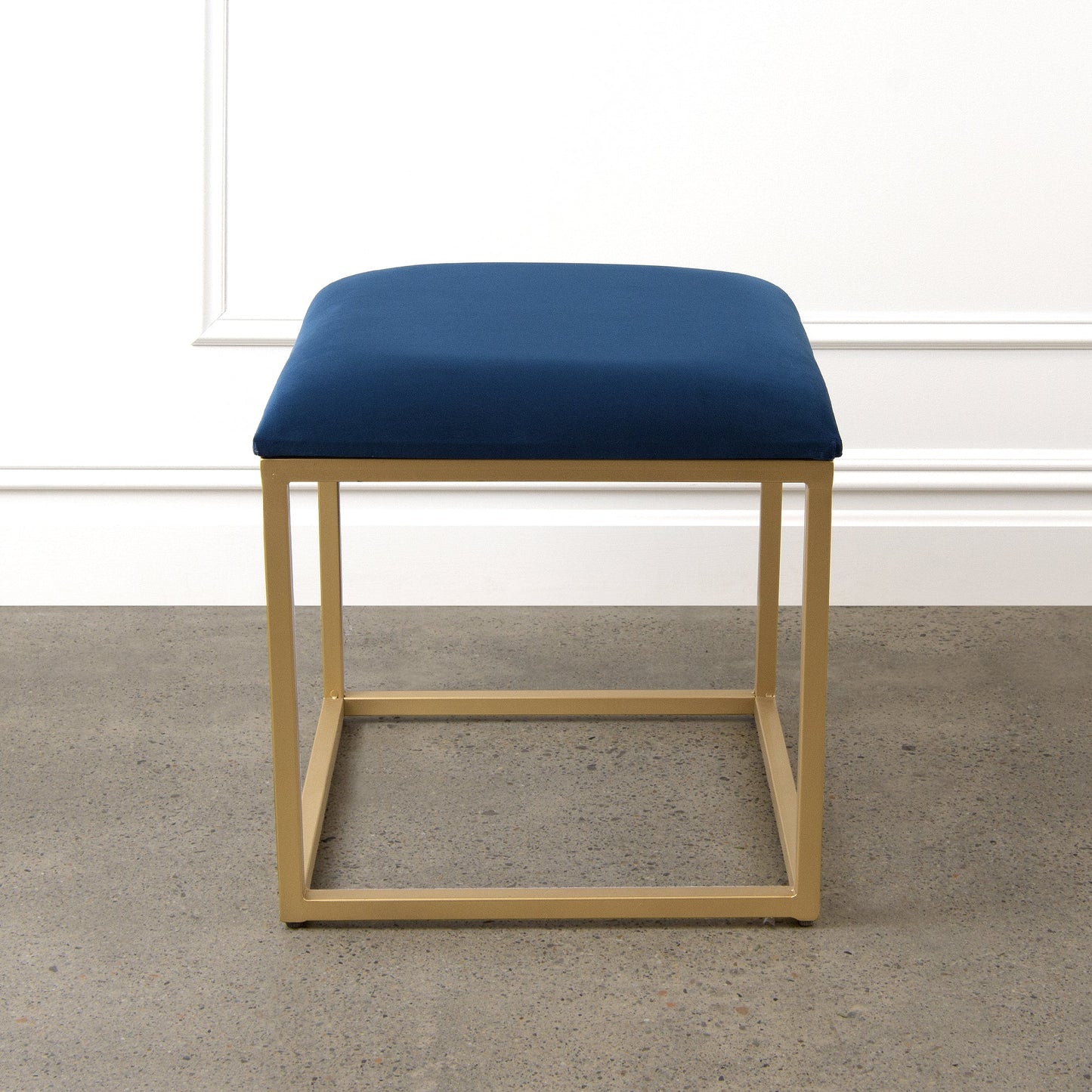 Annabelle Velvet Cushion Stool