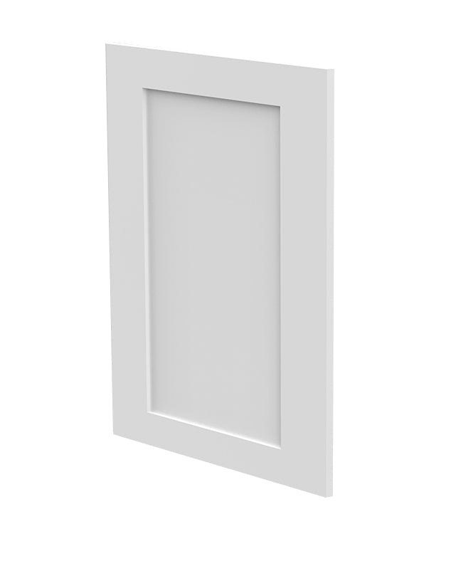 RTA - White Shaker - Base End Panels | 0.6"W x 34.5"H x 24"D