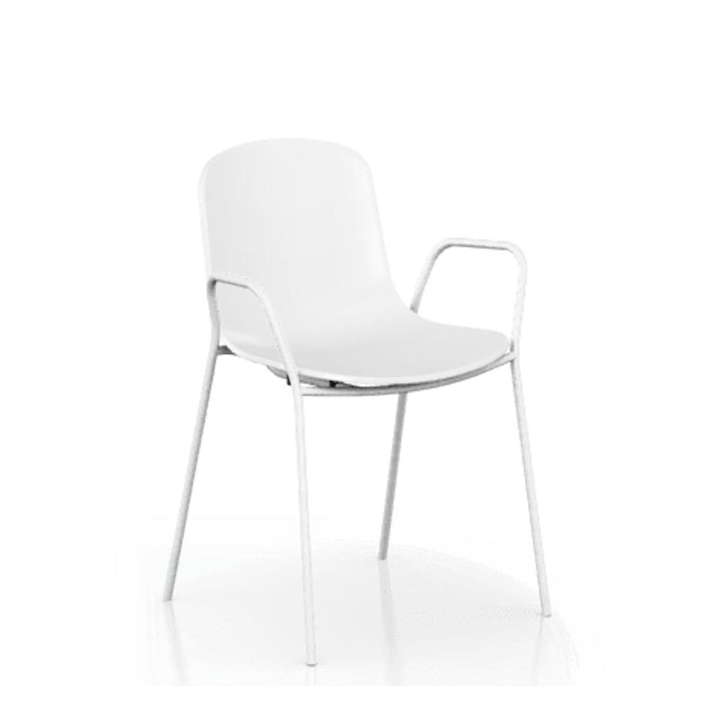 holi closed shell armchair black