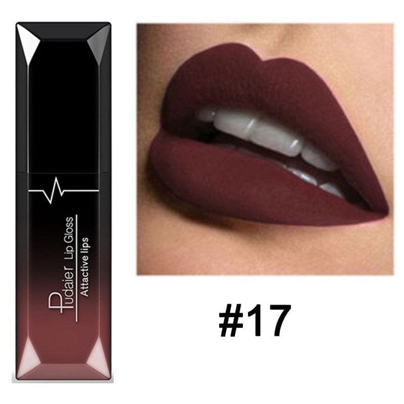 Waterproof Nude Matte Velvet Glossy Lip Gloss Lipstick Lip Balm BENNYS