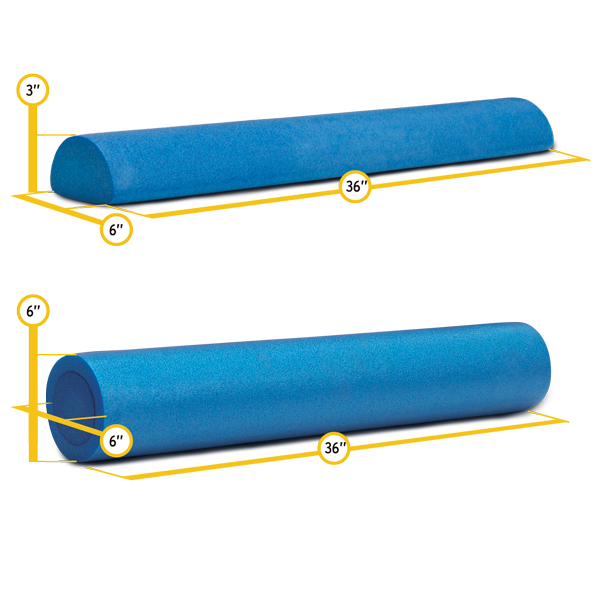 Body Solid 36" Full Round Foam Roller BSTFR36F