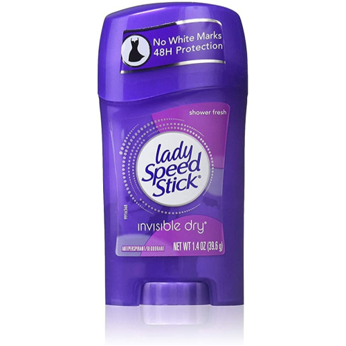 Lady Speed Stick Anti-Perspirant & Deodorant, Invisible Dry, Shower Fresh, 1.4 oz