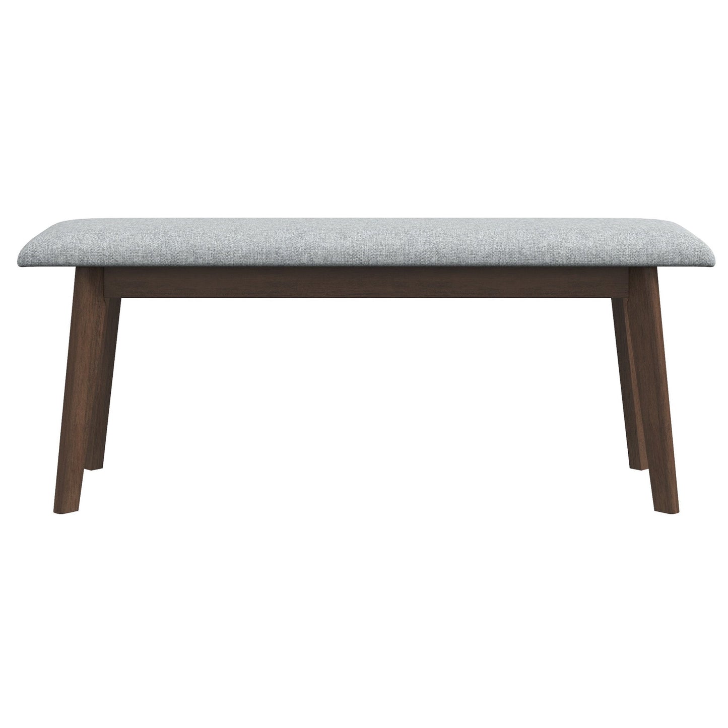 Gleam Fabric Upholstered Solid Wood Bench - Benches