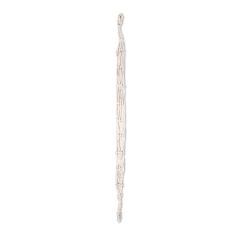 Macrame Storage Rack Cotton Woven Magazine Organizer Netebook Newspapers Book Paper Towel Hanger Boho Wall Hanging Decorations Furniture > Cabinets & Storage > Magazine Racks fitup White