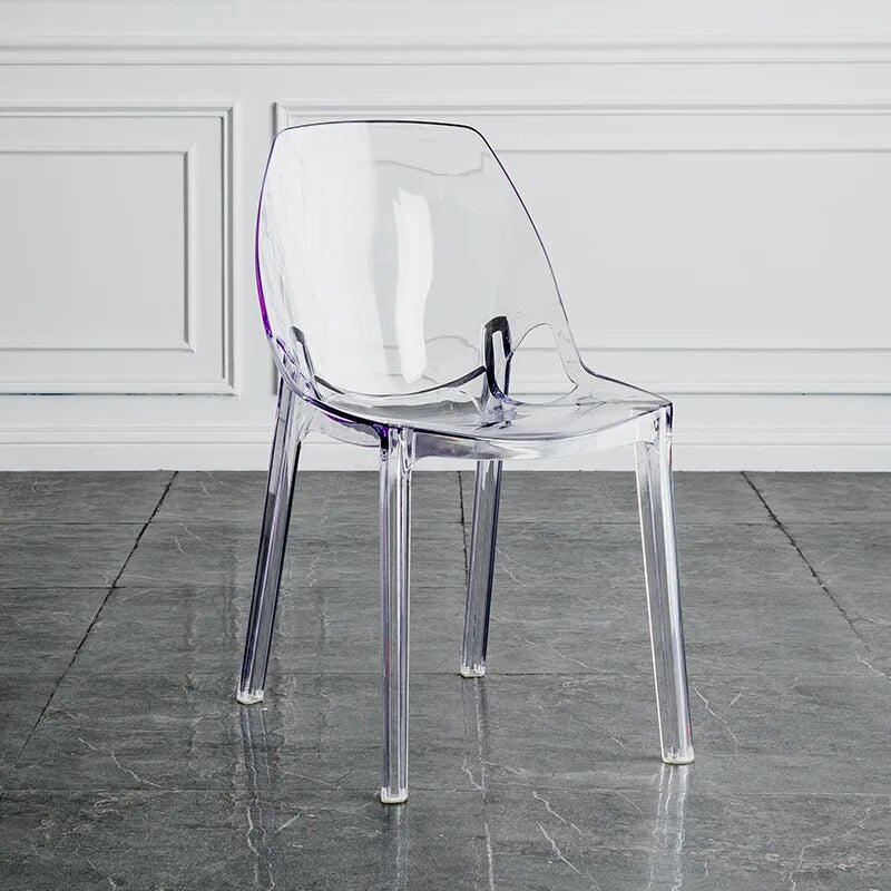 Modern Design Transparent Dining Room Chair - The House Of BLOC