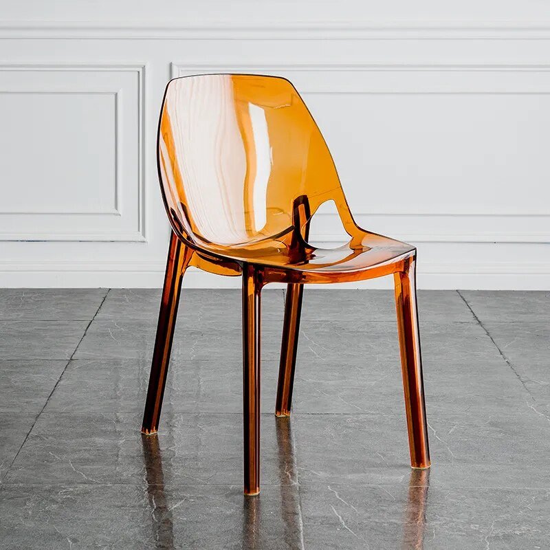 Modern Design Transparent Dining Room Chair - The House Of BLOC