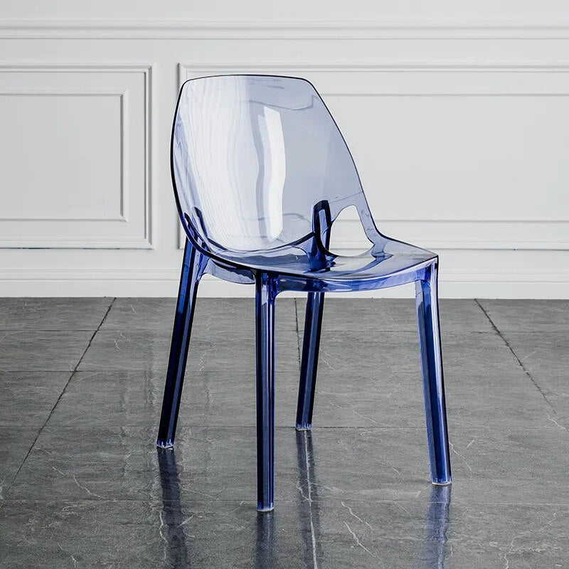 Modern Design Transparent Dining Room Chair - The House Of BLOC